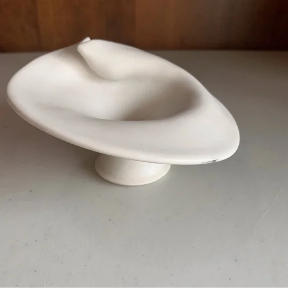 Set of 3 Calla Lily Tapered Candle Holders Studio Artist Pottery signed - Picture 7 of 10